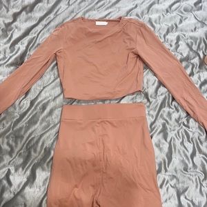 baby pink Two peice set-